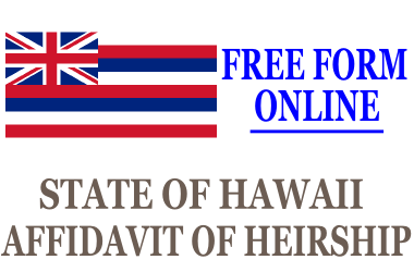 Affidavit of Heirship Hawaii