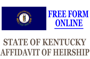 Affidavit of Heirship Kentucky