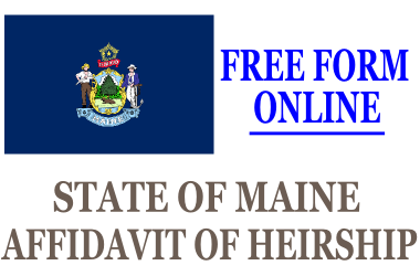 Affidavit of Heirship Maine