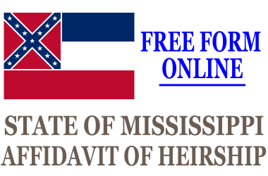Affidavit of Heirship Mississippi