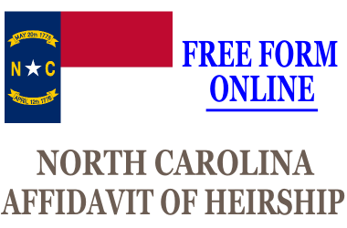 Affidavit of Heirship North Carolina