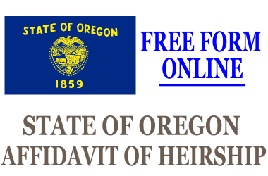 Affidavit of Heirship Oregon