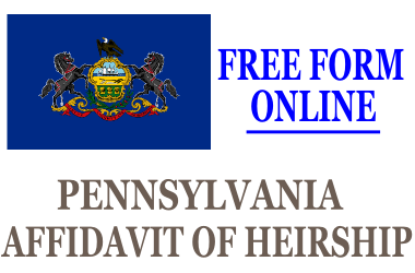 Affidavit of Heirship Pennsylvania
