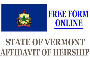 Affidavit of Heirship Vermont